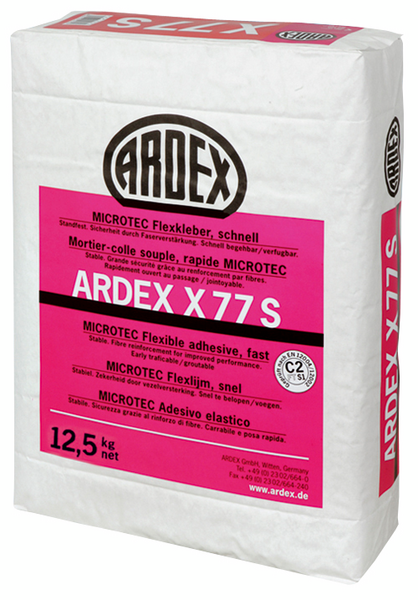 Kiinnityslaasti ARDEX X 77 S 12 5kg K Rauta