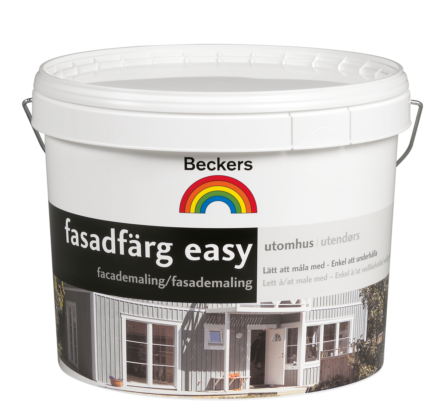 Fasadf Rg Beckers Easy Halvblank Bas B L K Rauta