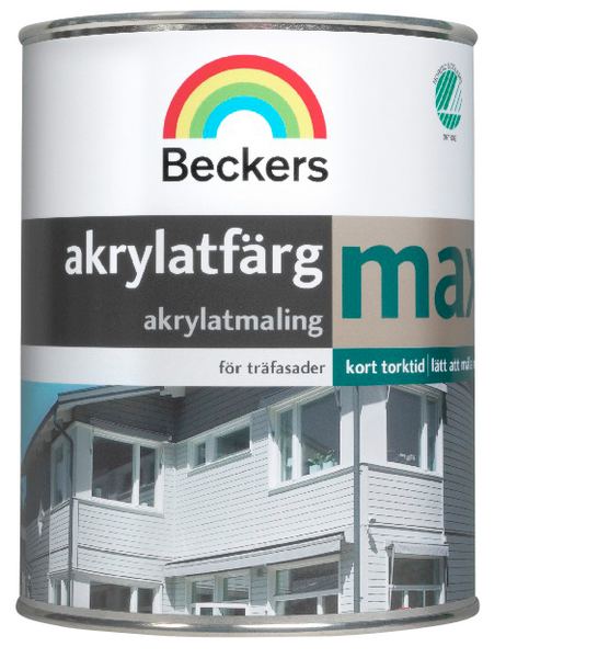 Akrylatfärg Beckers Max Bas A 0 9L K Rauta