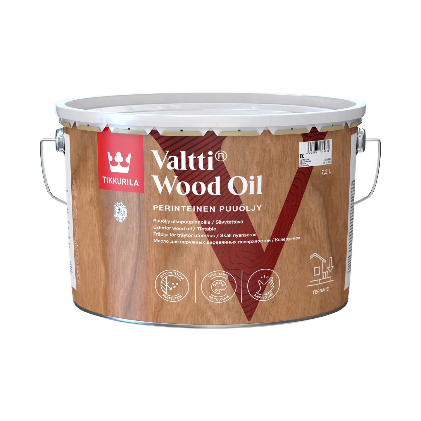 Valtti Wood Oil Puu Ljy L Ec S Vytett V K Rauta