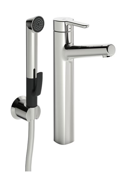 Pesuallashana Oras Inspera 3002F Bidetta-käsisuihkulla korkea