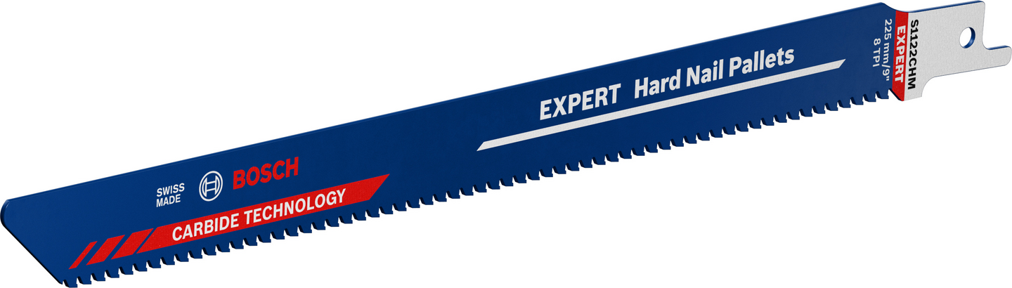 Puukkosahanterä Bosch EXPERT 'Hard Nail Pallets' S 1122 CHM, 10 kpl