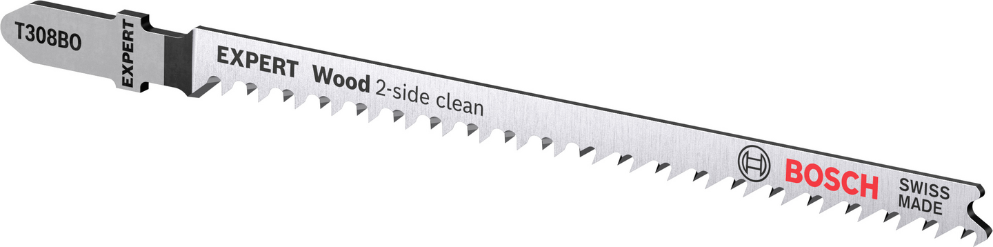 Pistosahanterä Bosch EXPERT 'Wood 2-side clean' T 308 BO, 3 kpl