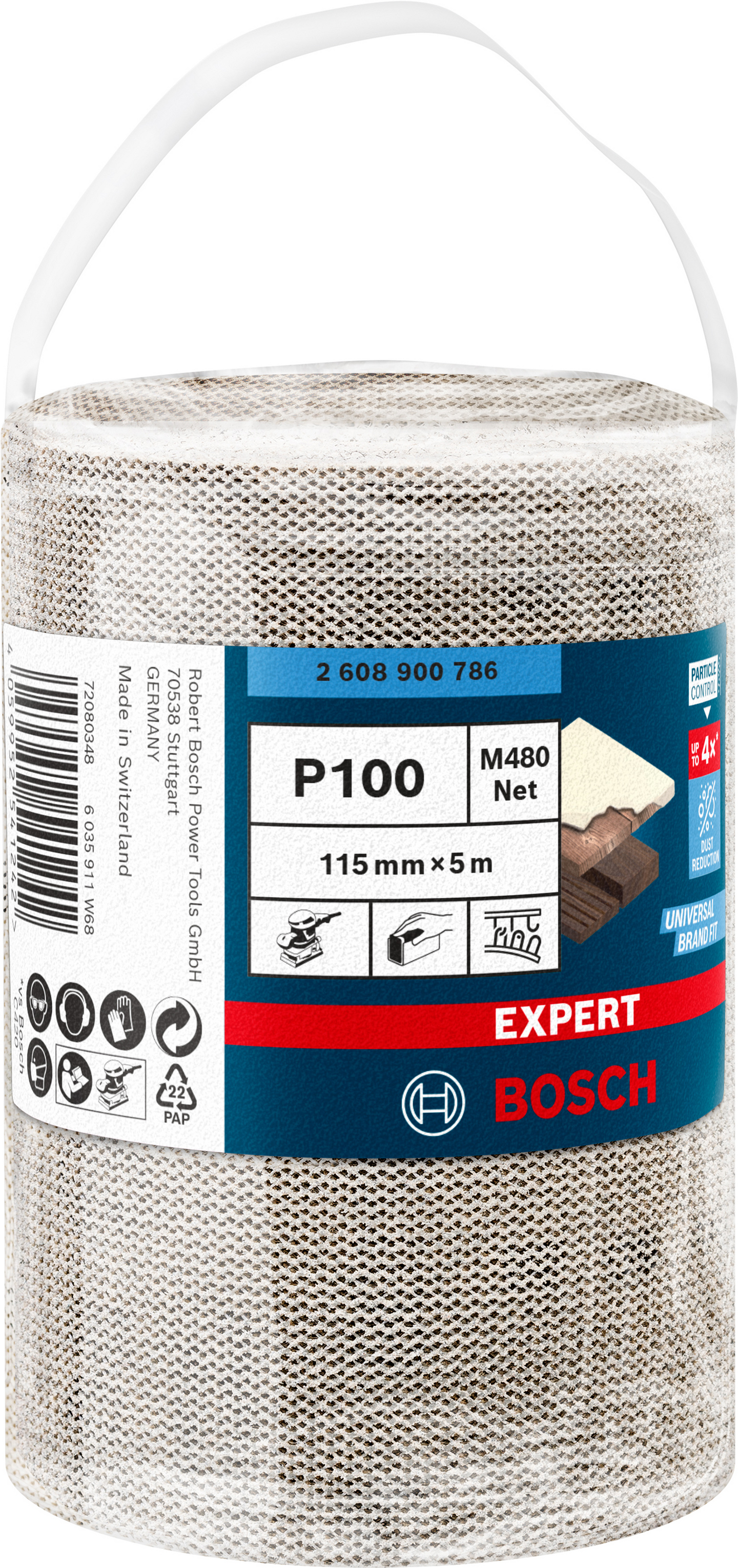 Hiomaverkkorulla Bosch EXPERT M480, 115 mm, 5 m, G 100