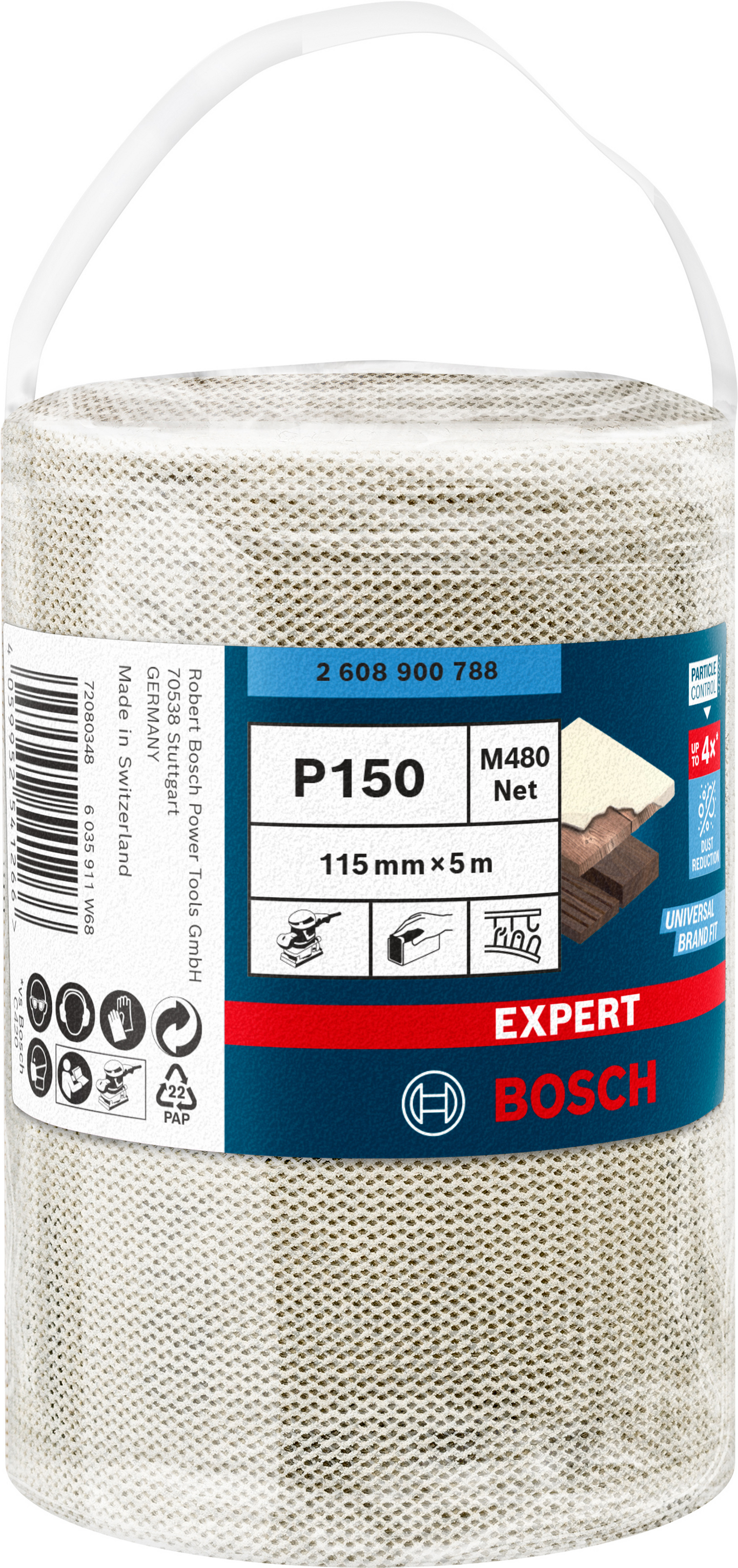 Hiomaverkkorulla Bosch EXPERT M480, 115 mm, 5 m, G 150
