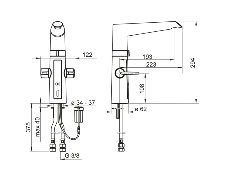 Keittiöhana Oras Optima 2720F kääntyvällä juoksuputkella