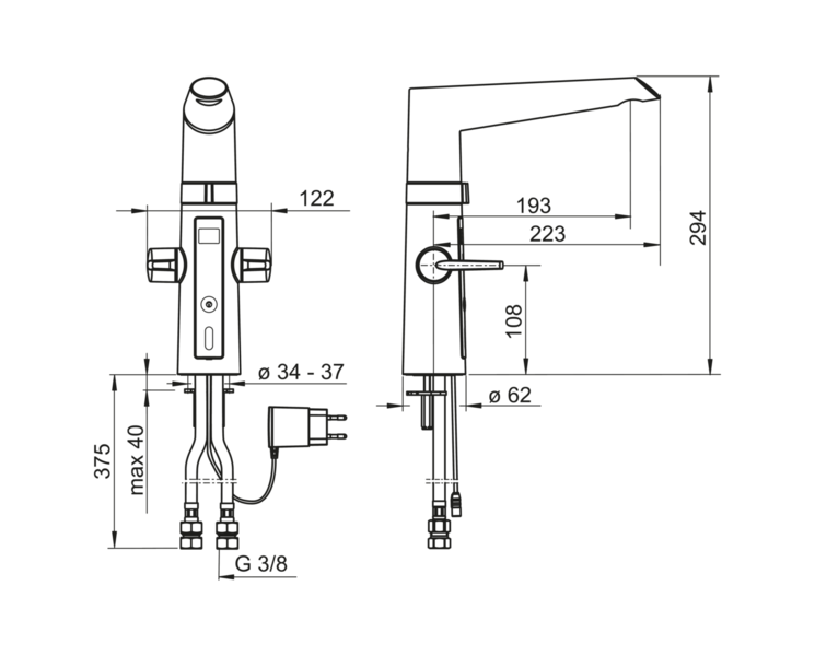 Keittiöhana Oras Optima 2722F kääntyvällä juoksuputkella