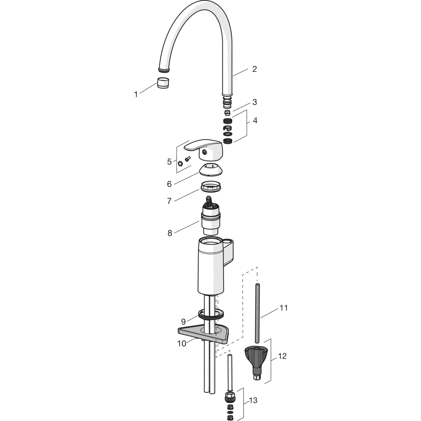 Pesuallashana Oras Safira 1033 Bidetta-käsisuihkulla