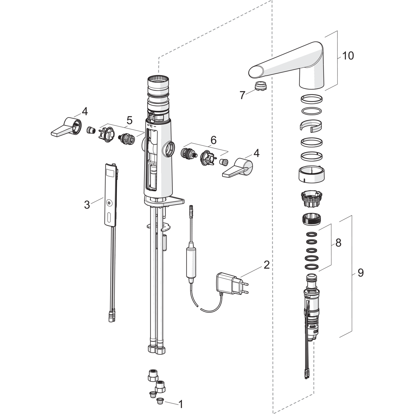 Keittiöhana Oras Optima 2722F kääntyvällä juoksuputkella