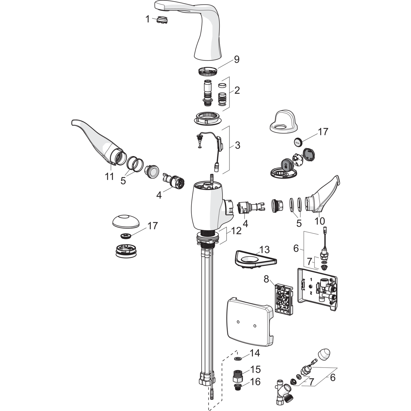Keittiöhana Alessi Swan by Oras 8222F
