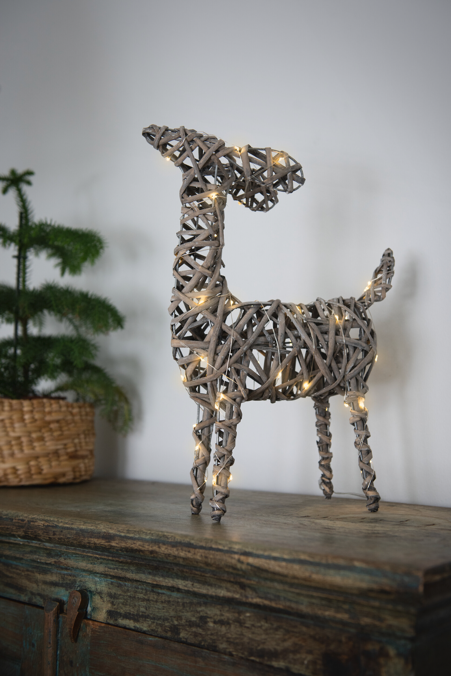 Koristehahmo Airam poro Elmeri rottinki 38cm