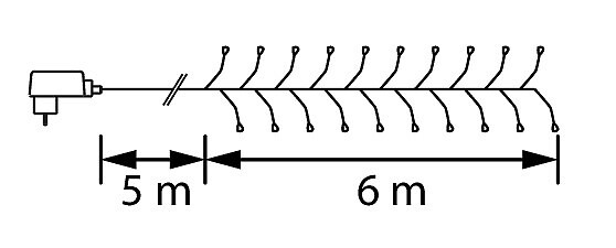 Valolanka Airam Marlene 300 lediä 6m IP44