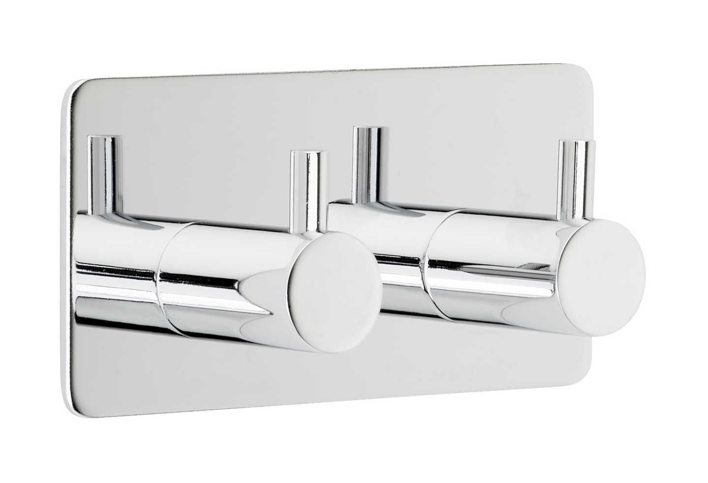 Tarrakoukku Cello Modena 2 koukkua ruostumaton teräs kromi