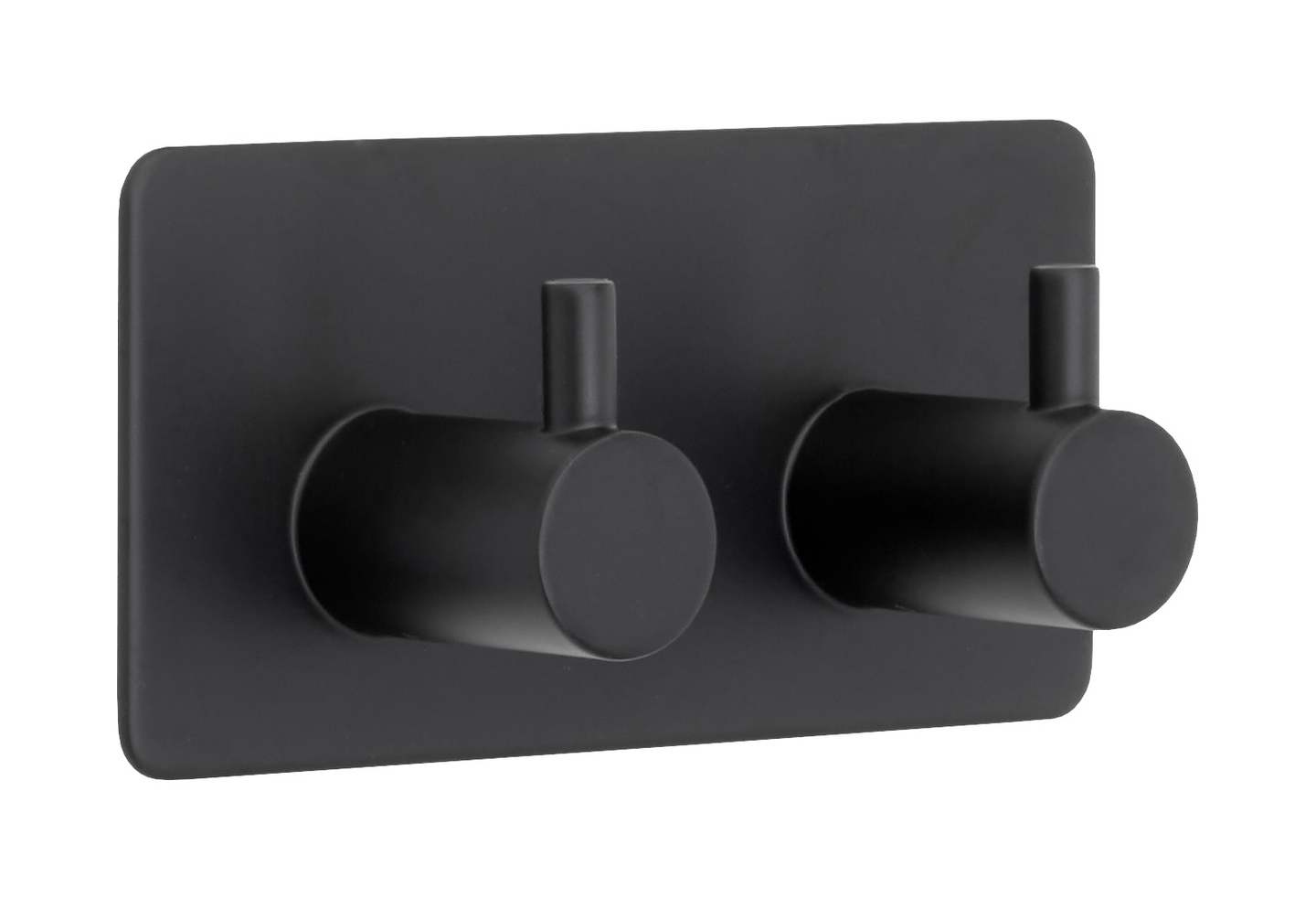 Tarrakoukku Cello Modena 2 koukkua ruostumaton teräs musta