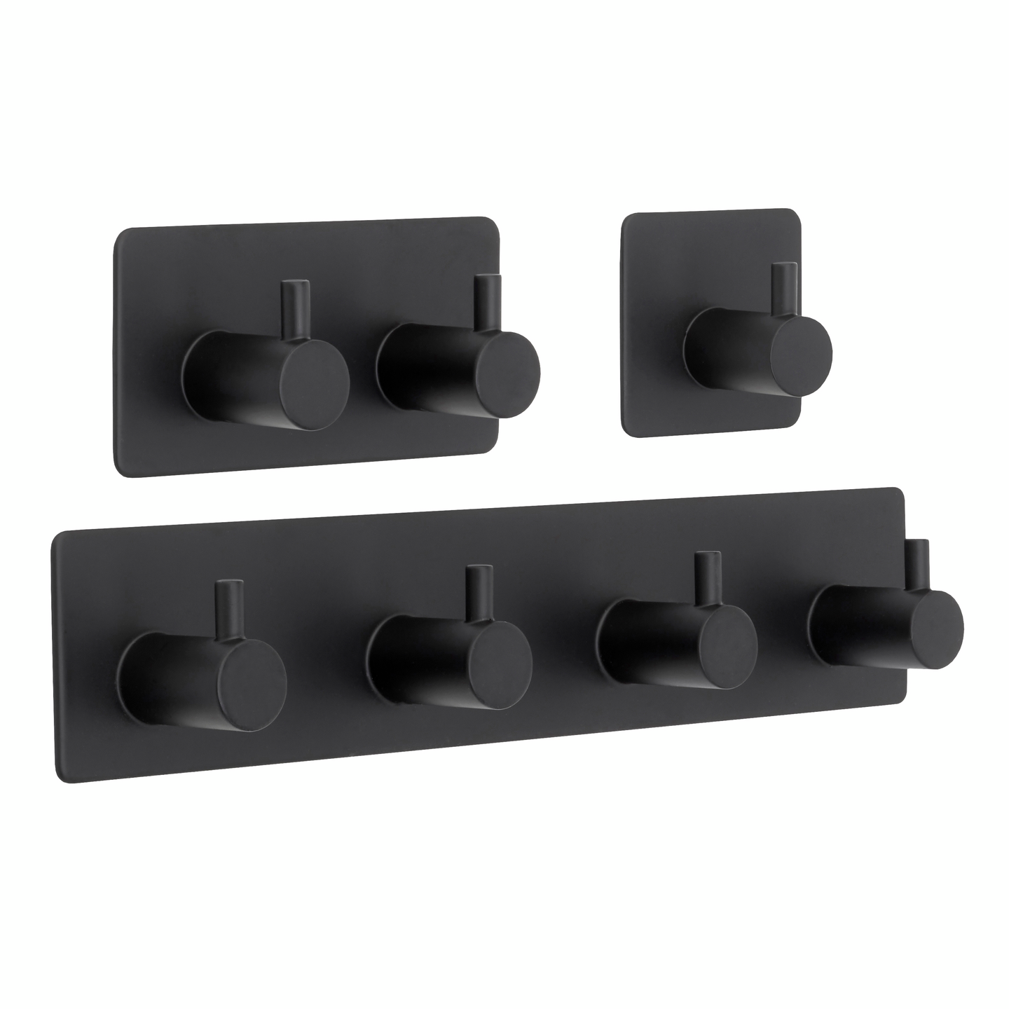 Tarrakoukku Cello Modena 2 koukkua ruostumaton teräs musta