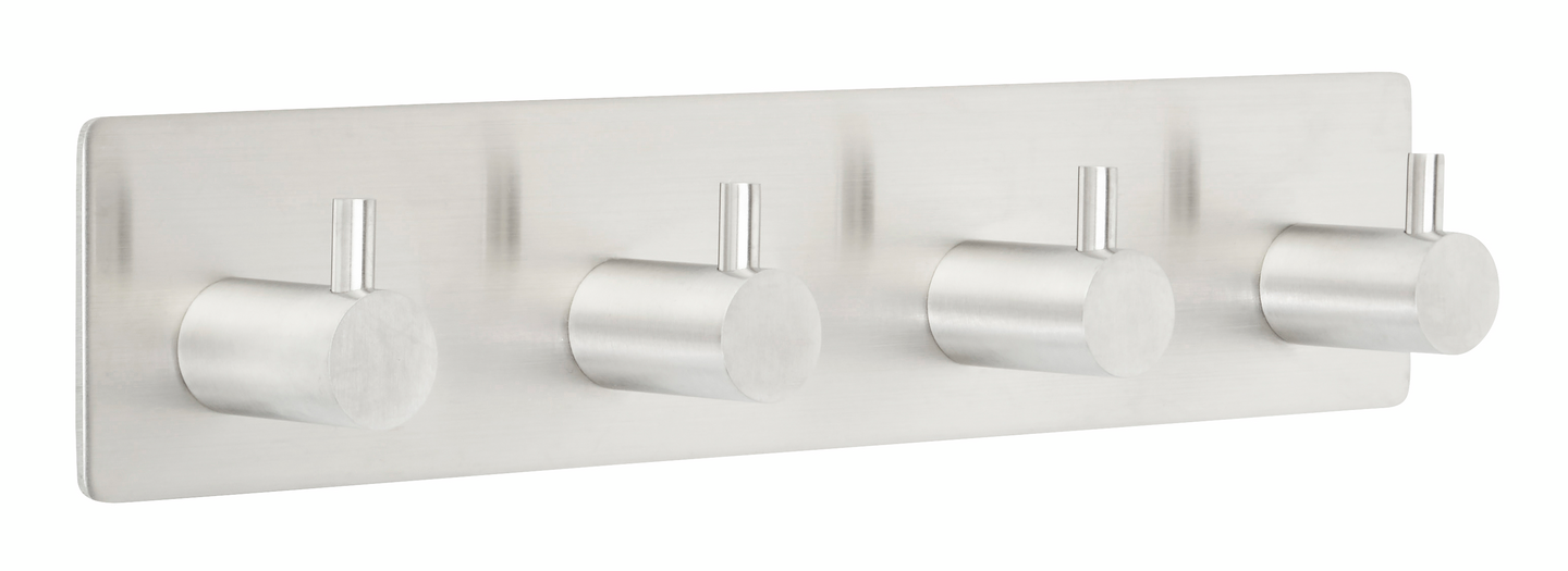 Tarrakoukku Cello Modena 4 koukkua ruostumaton teräs harjattu