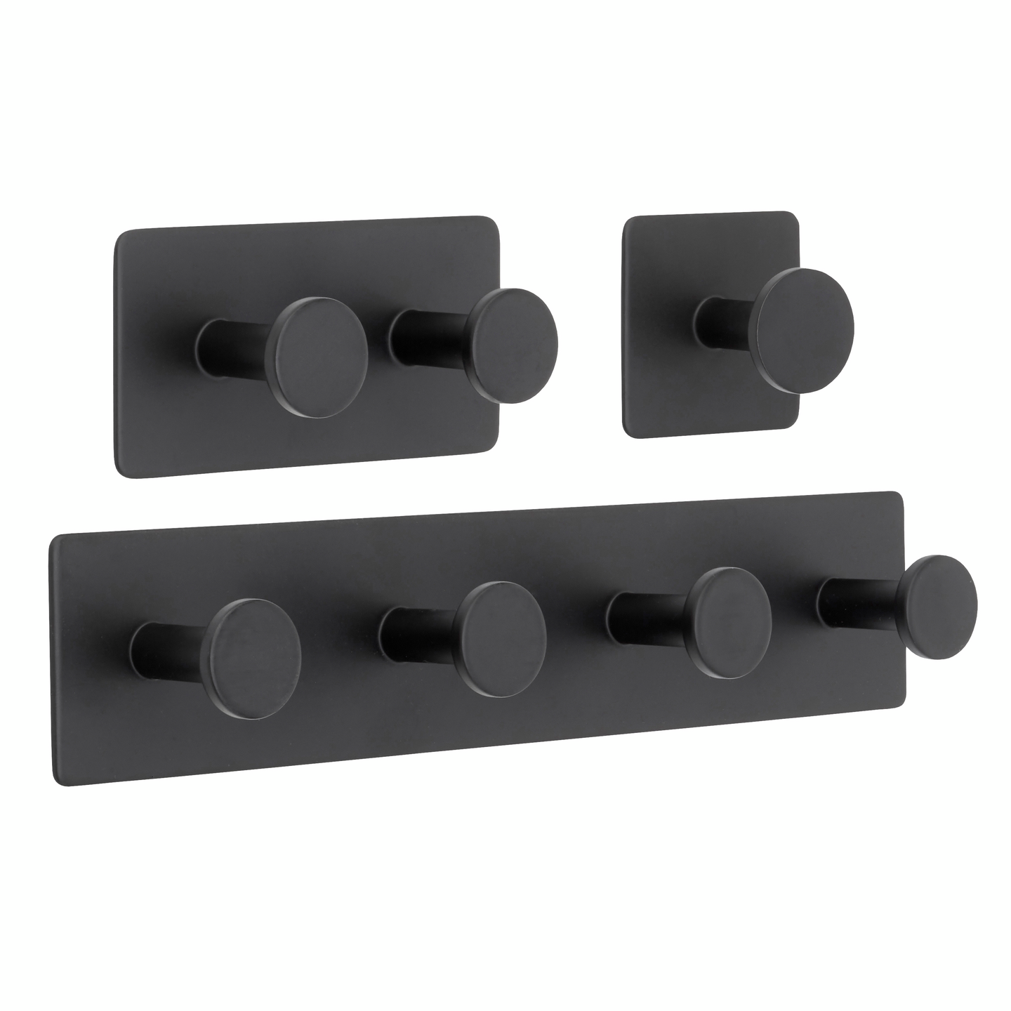 Tarrakoukku Cello Dot 1 koukku ruostumaton teräs musta