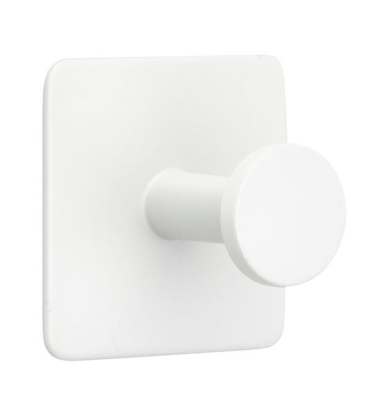 Tarrakoukku Cello Dot 1 koukku ruostumaton teräs valkoinen