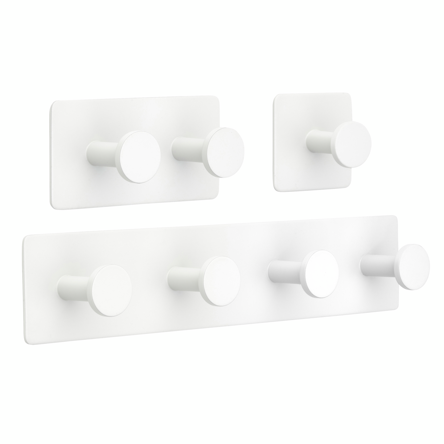 Tarrakoukku Cello Dot 1 koukku ruostumaton teräs valkoinen