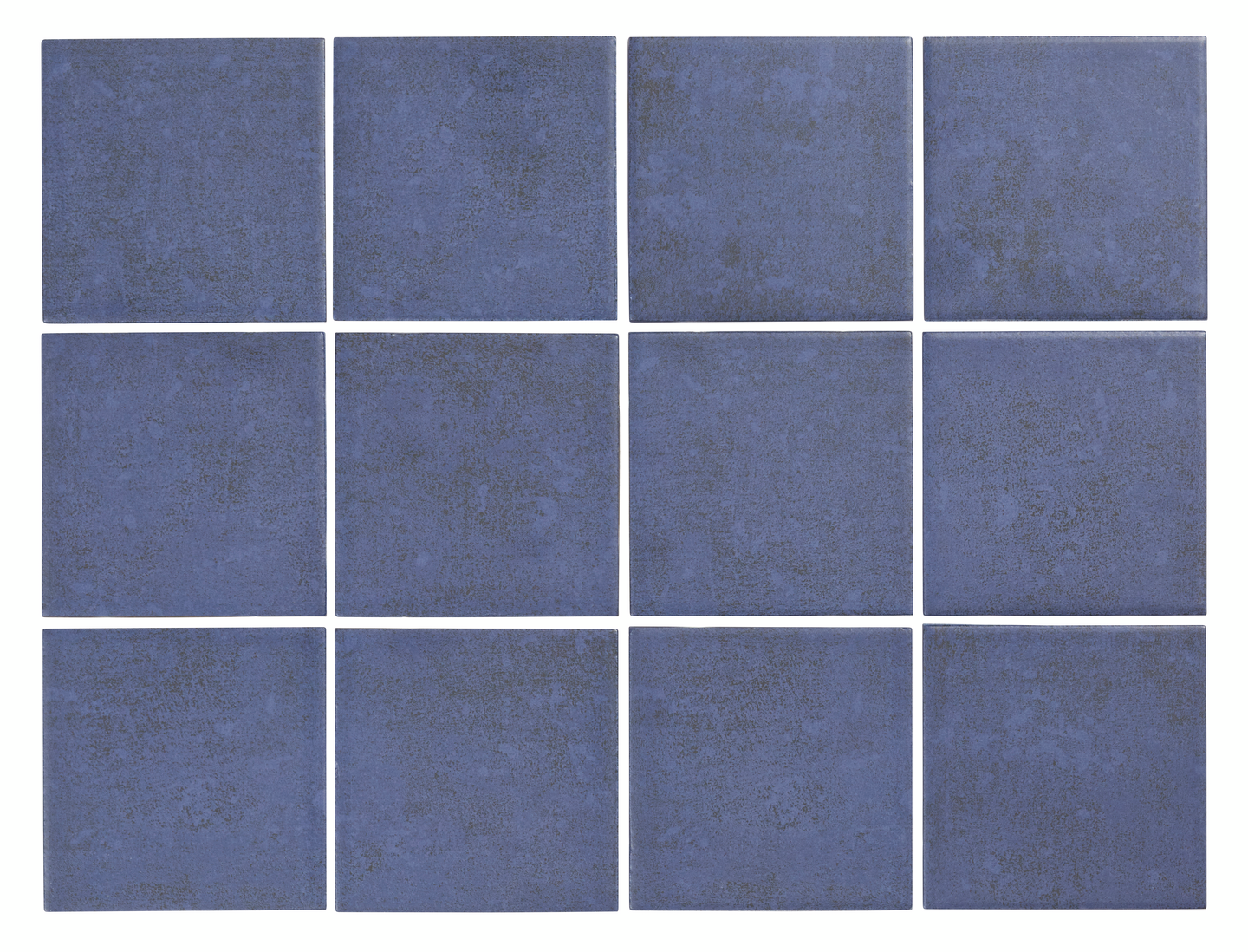 Lattialaatta Cello Kaya Rustic 9,7x9,7cm sininen 1,44m²