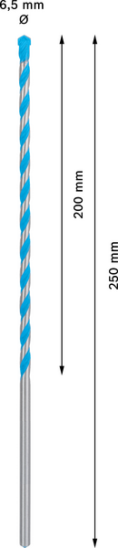 Poranterä Bosch Expert CYL-9 MultiConstruction 6,5x200x250mm