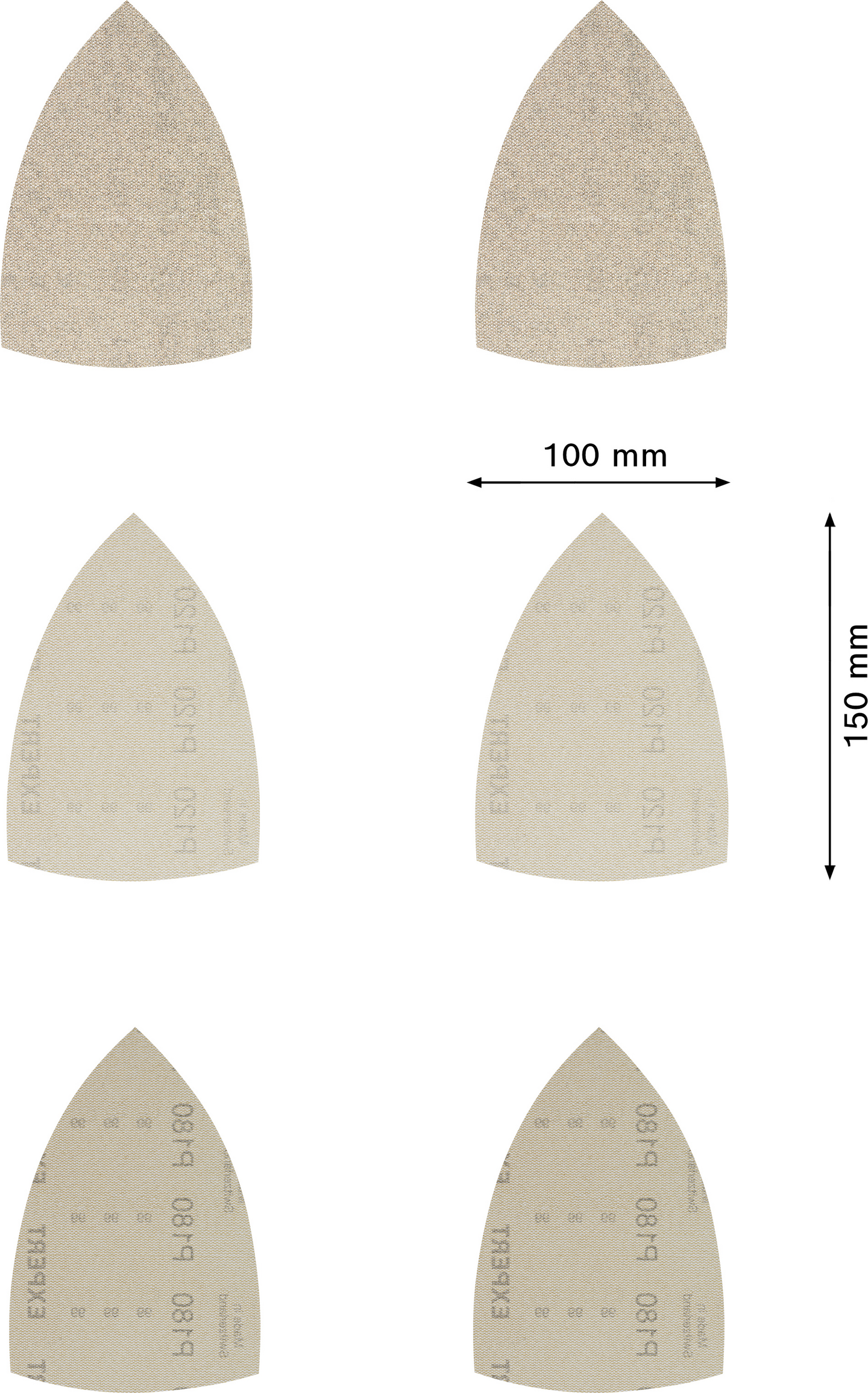 Hiomaverkkosarja Bosch EXPERT M480, 100 x 150 mm, 10 kpl
