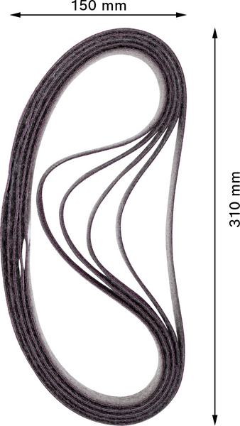 Hiomanauha nauhahiomakoneille Bosch EXPERT N470, 40 x 760mm, keskikarkea, 10 kpl