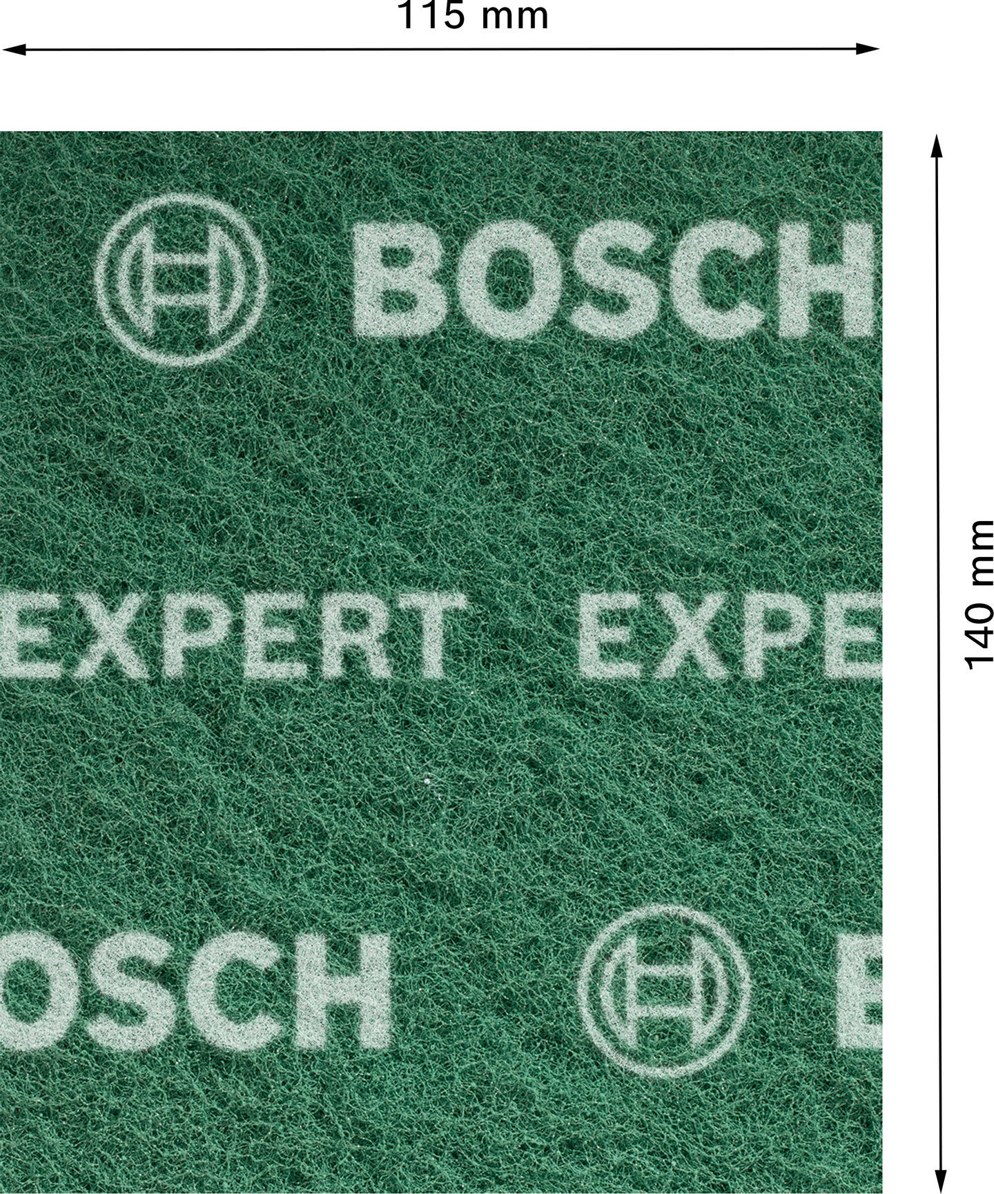 Karhunkielityyny Bosch EXPERT N880, 115 x 140 mm, erittäin hieno A, 2 kpl