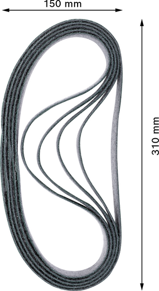 Hiomanauha nauhahiomakoneille Bosch EXPERT N470, 40 x 760 mm, hieno, 10 kpl