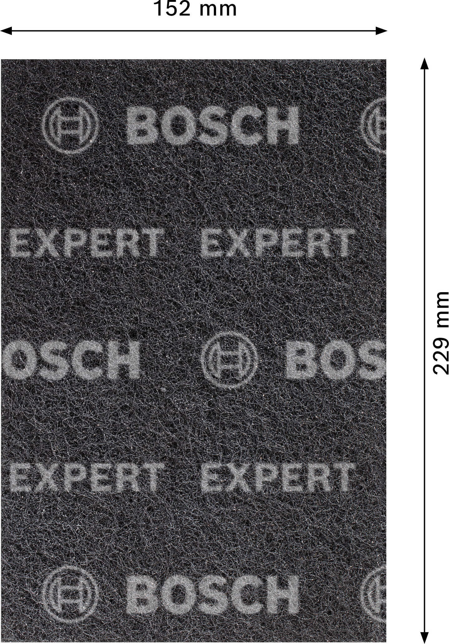 Karhunkielityyny Bosch Expert N880 152x229mm keskikarkea S