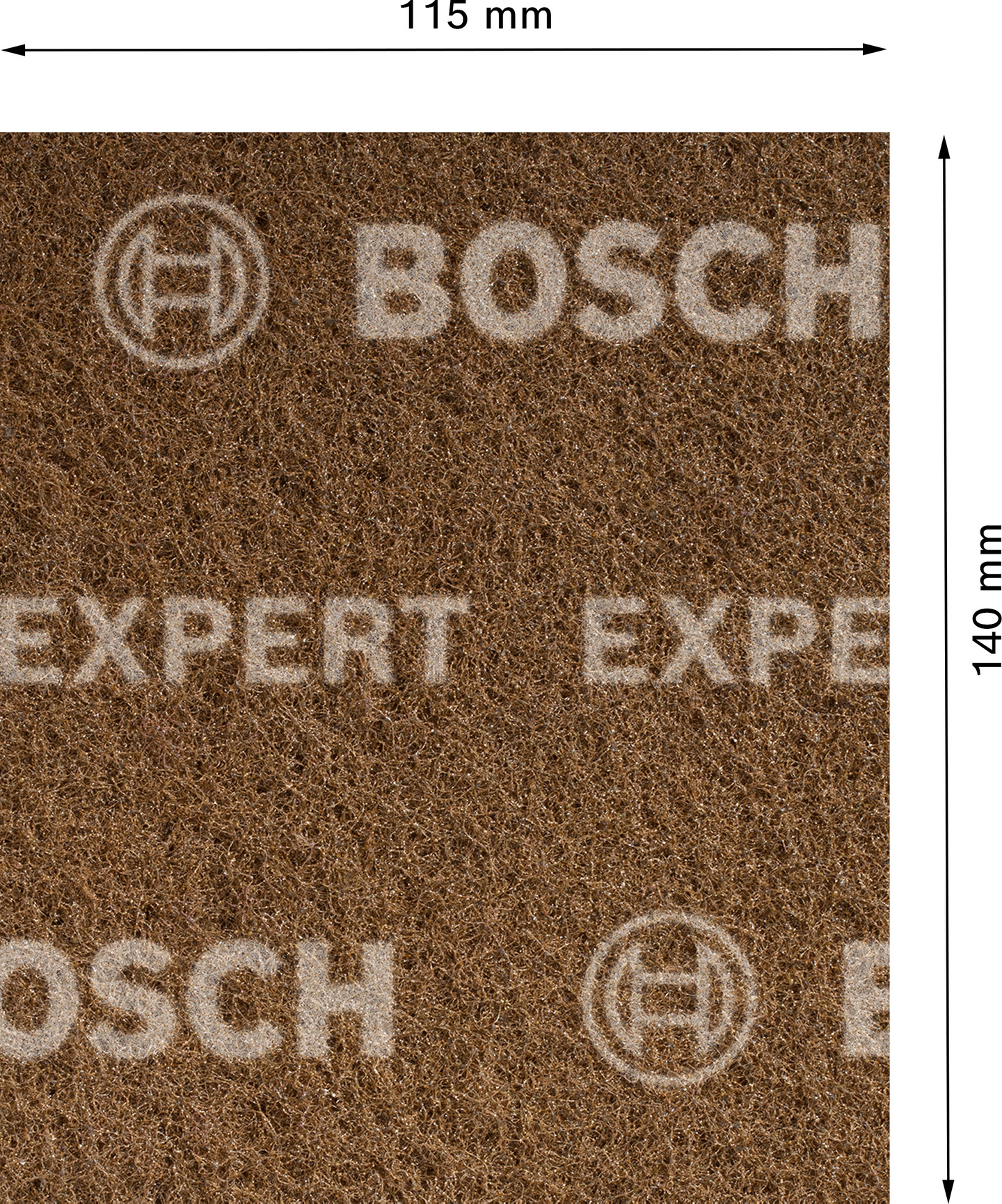 Karhunkielityyny Bosch EXPERT N880, 115 x 140 mm, karkea A, 2 kpl