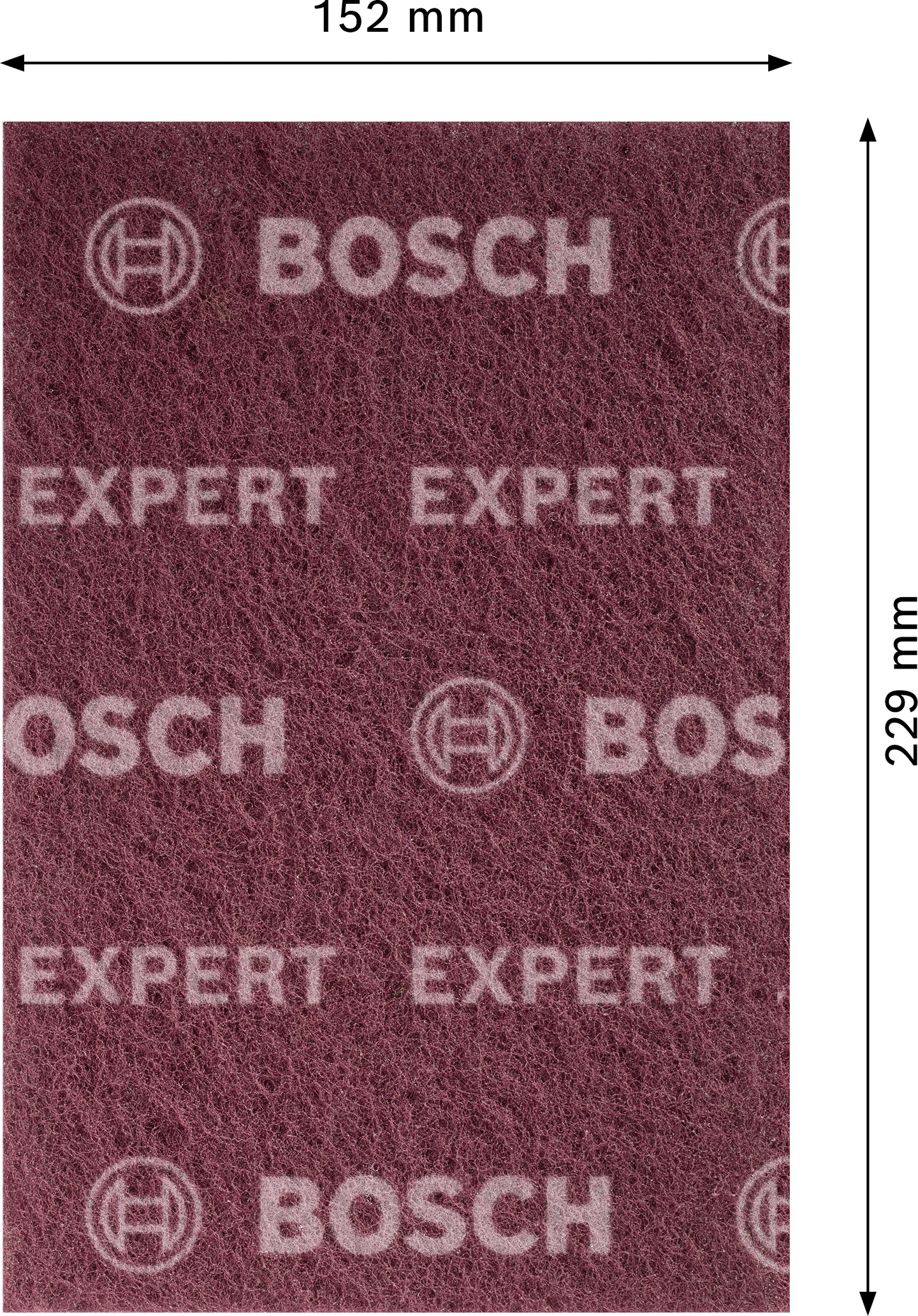 Karhunkielityyny Bosch Expert N880 152x229mm erittäin hieno A
