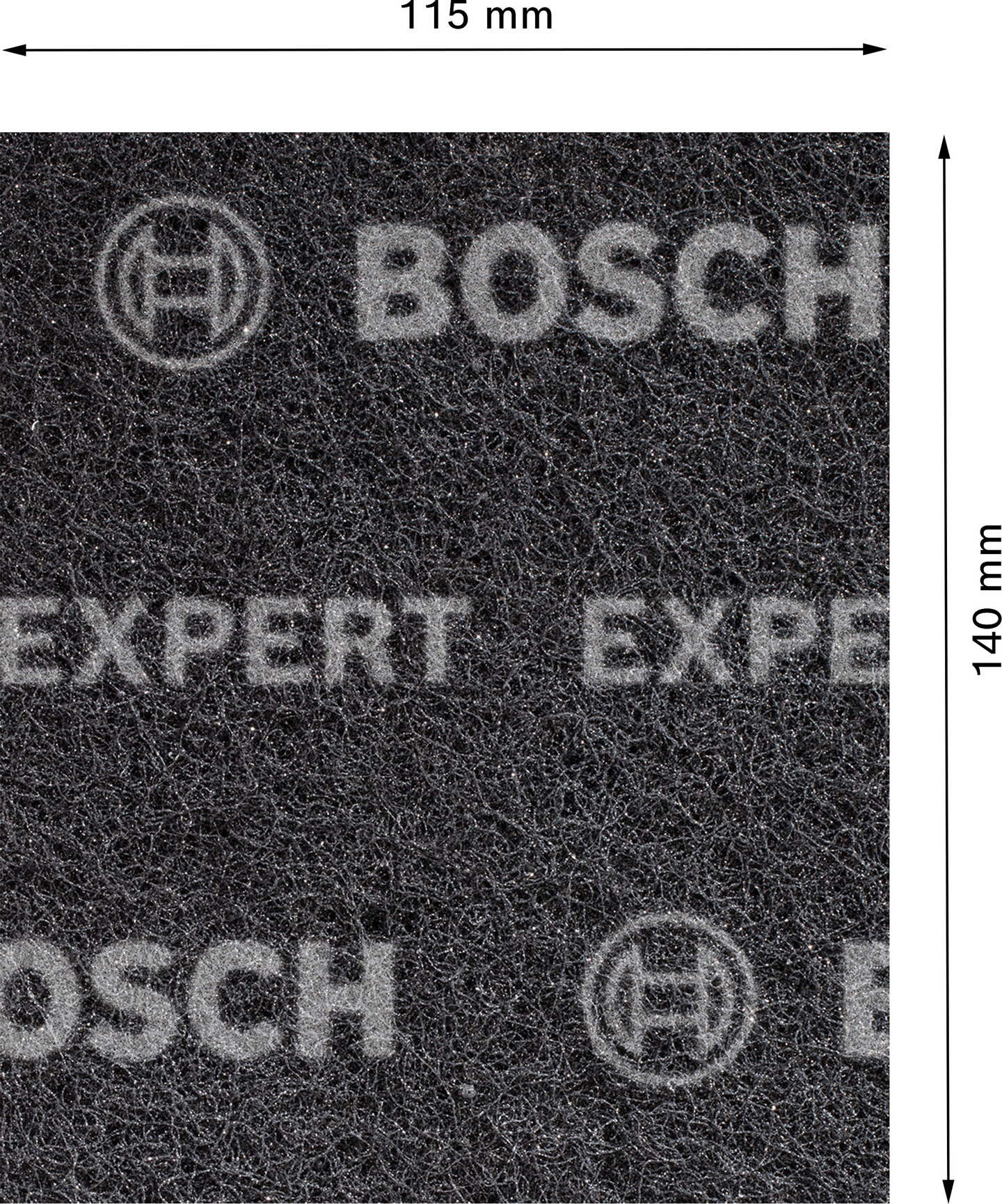 Karhunkielityyny Bosch EXPERT N880, 115 x 140 mm, keskikarkea S, 2 kpl