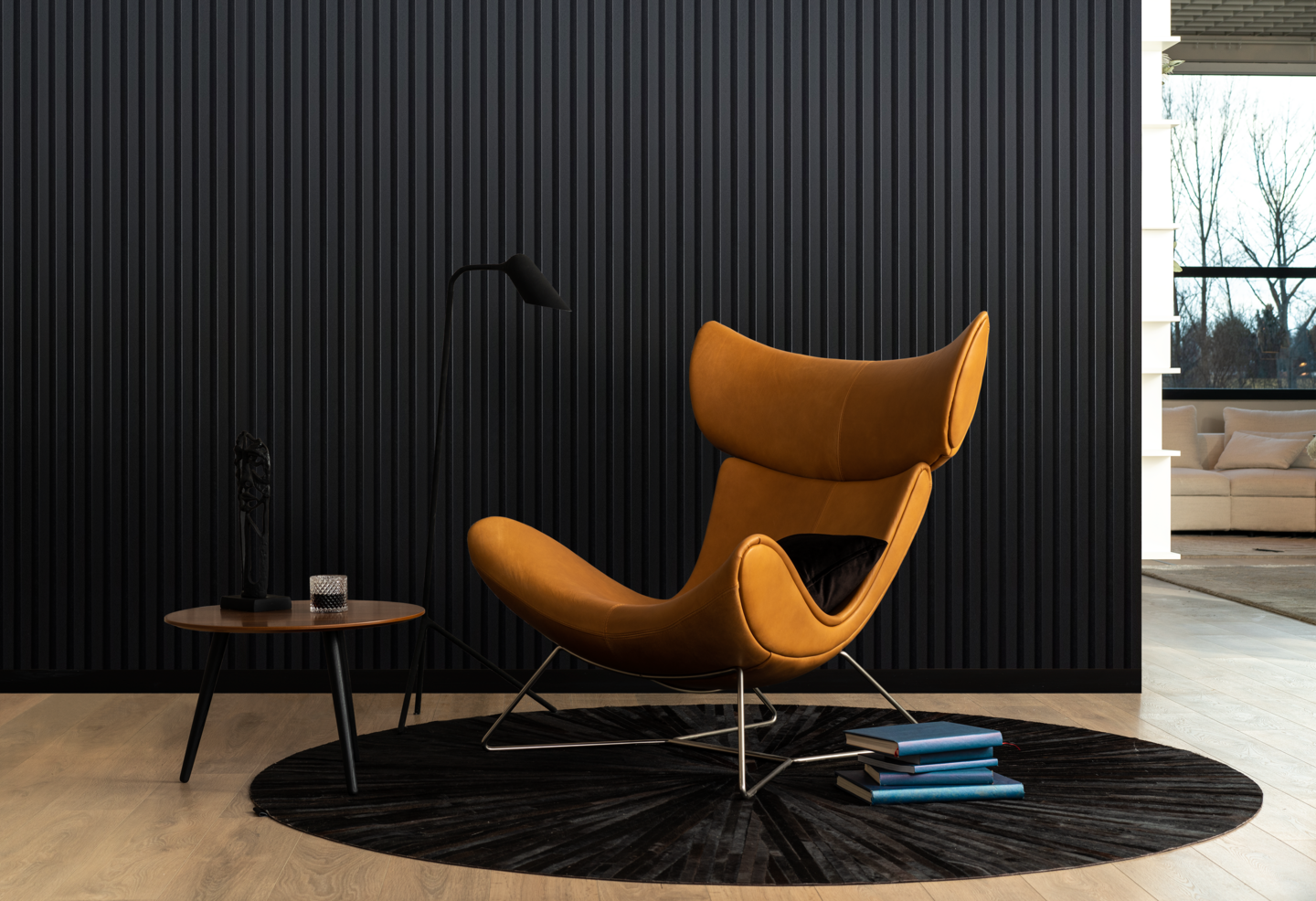 Akustiikkarimapaneeli 265x30x2 musta