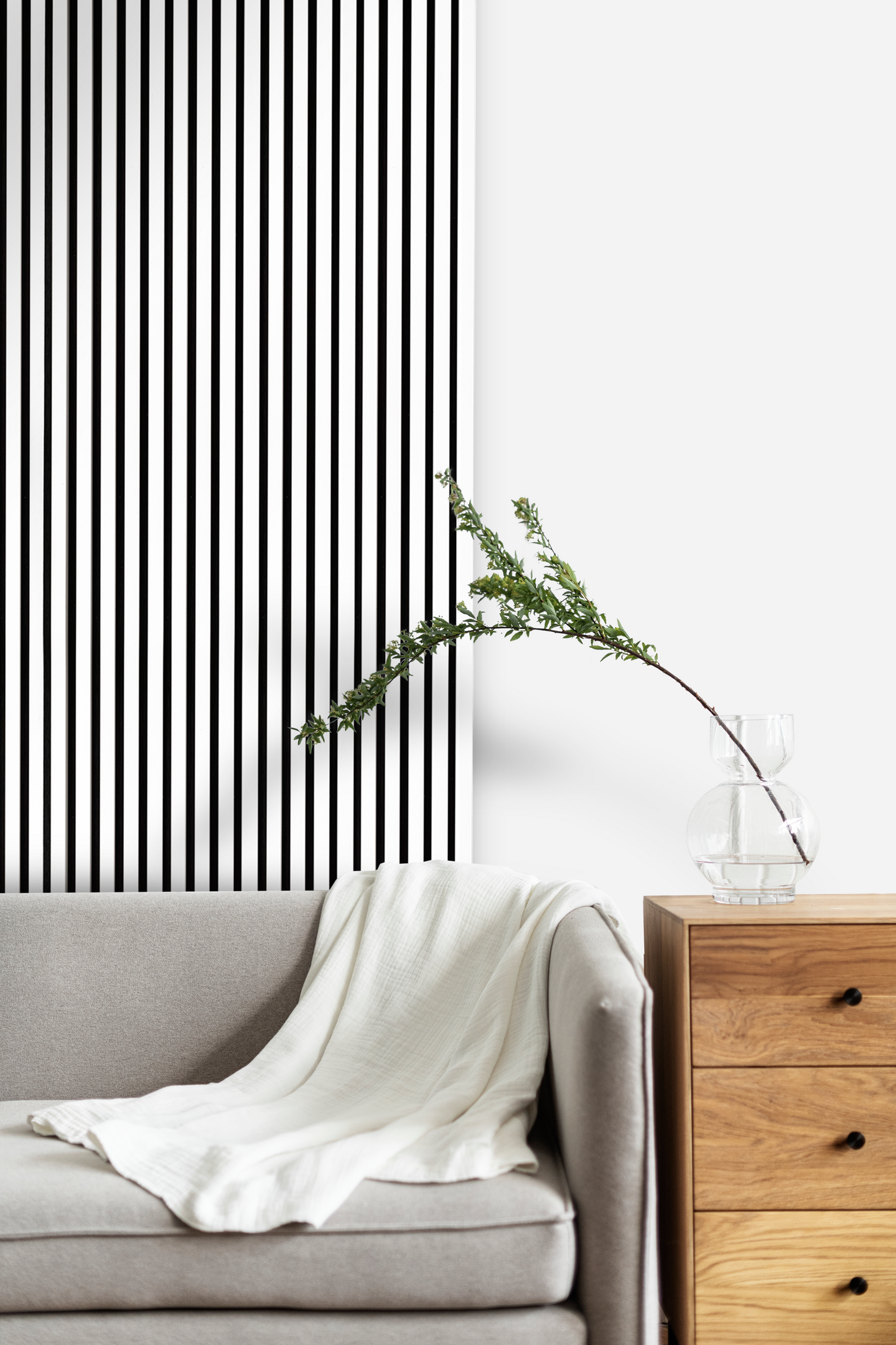 Akustiikkarimapaneeli 265x30x2 valkoinen