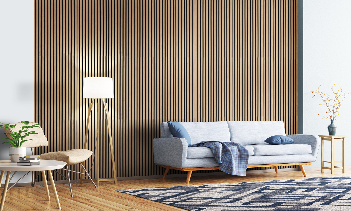 Akustiikkarimapaneeli 265x30x2 tammi