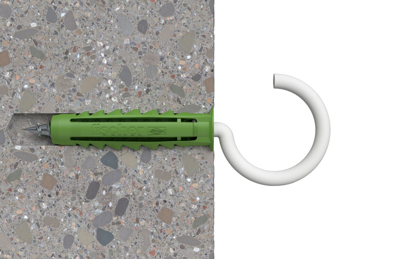 Nailontulppa Fischer SX Green 6x30 RHNK ja koukut 4kpl