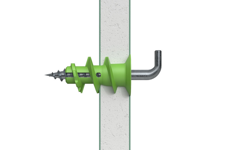 Kipsilevyankkuri Fischer GK Green WH K ja L koukut 5kpl