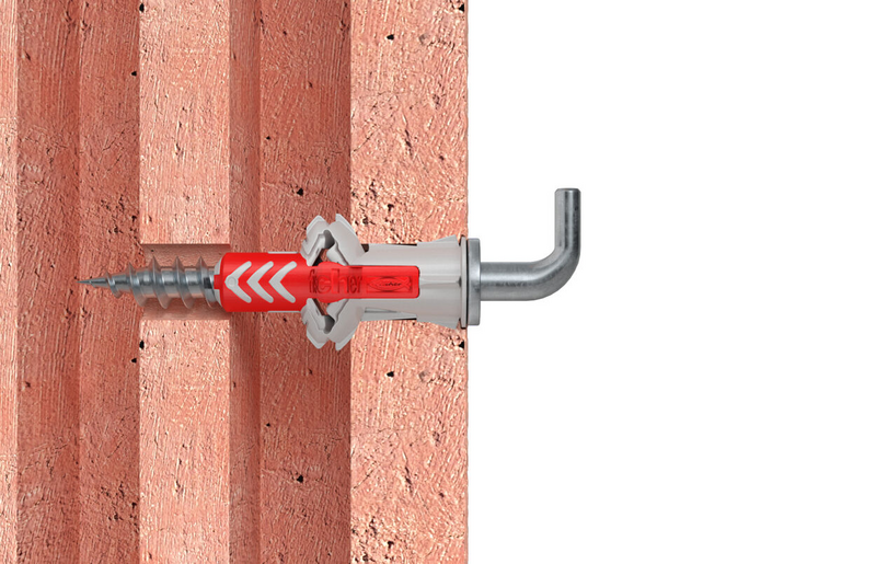 Nailontulppa Fischer Duopower 8x40mm WH K L-koukku 2kpl