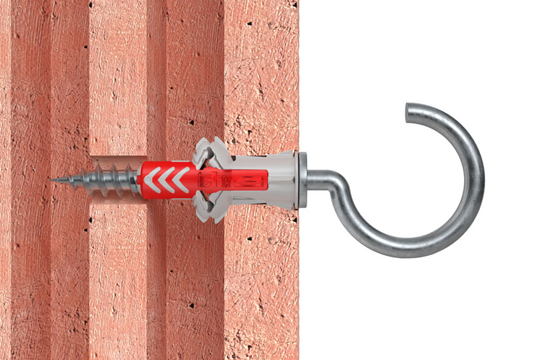 Nailontulppa Fischer Duopower 8x40mm RH K avokoukku 4kpl