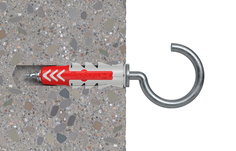 Nailontulppa Fischer Duopower 10x50mm RH K avokoukku 2kpl