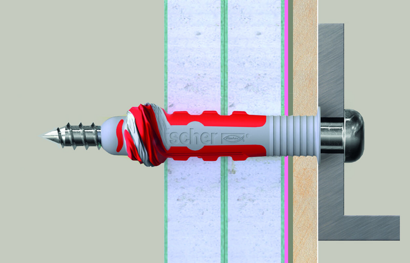 Yleistulppa Fischer Duoseal S 6x38 + A2 ruuvit 50kpl