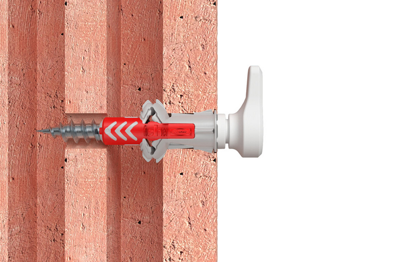 Ruuvikoukku Fischer Duopower Easyhook l-kulmakoukku 6x30mm 6kpl