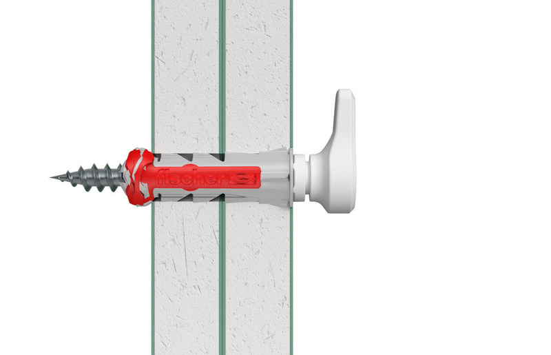 Ruuvikoukku Fischer Duopower Easyhook l-kulmakoukku 8x40mm 4kpl