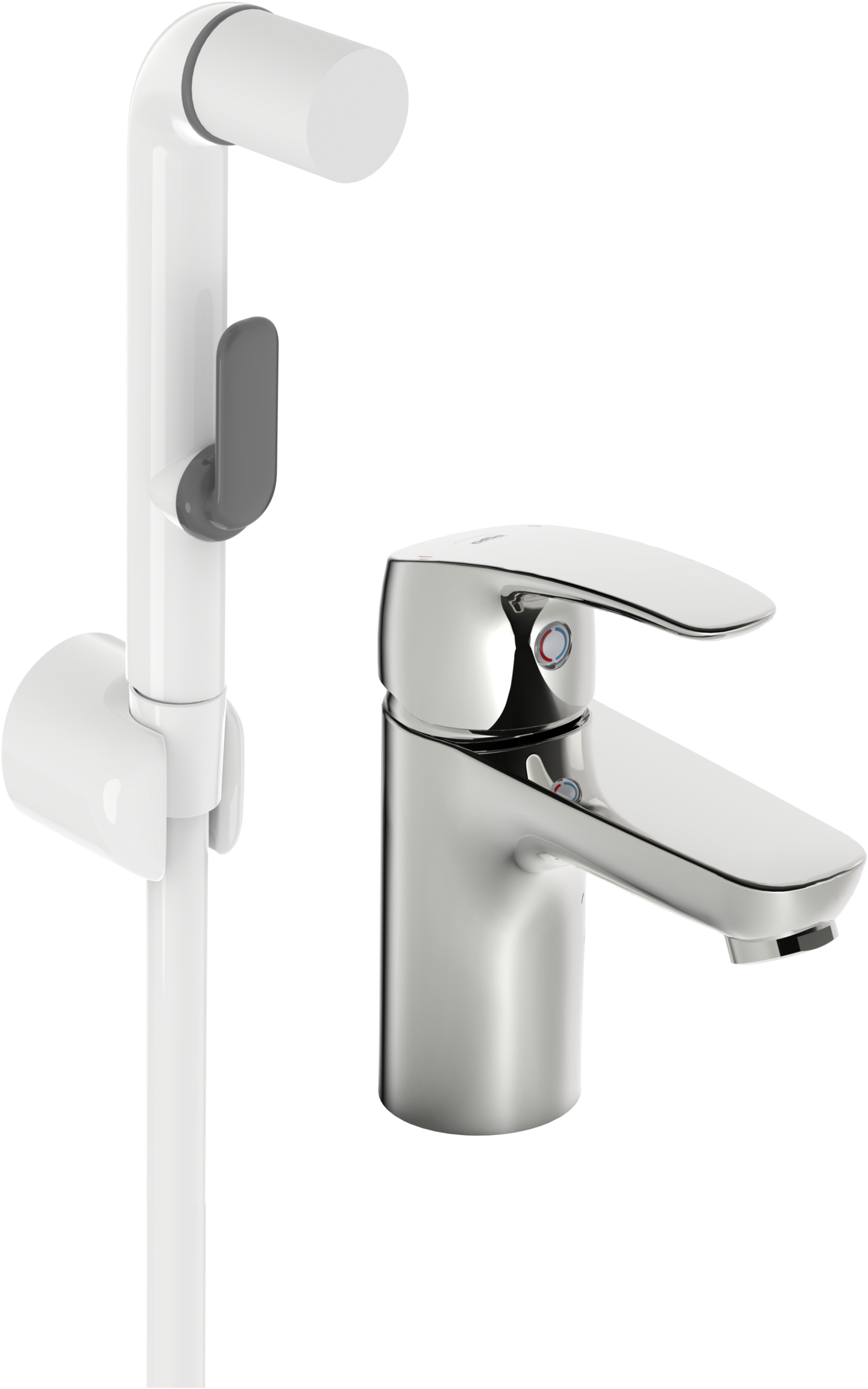 Pesuallashana Oras Safira 1017 Bidetta-käsisuihkulla