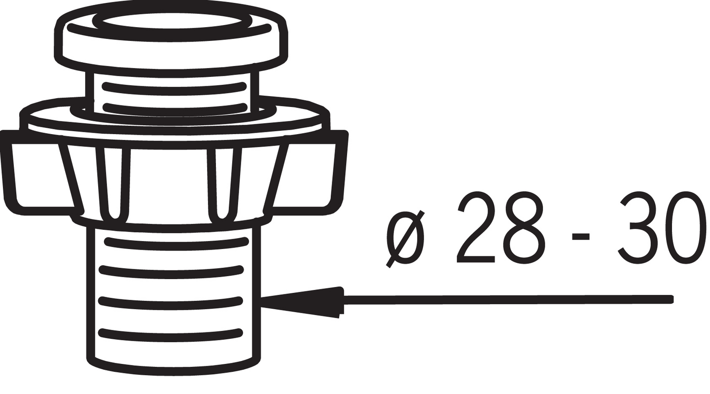 Rengasholkki Oras Alessi 158592V läpivienti