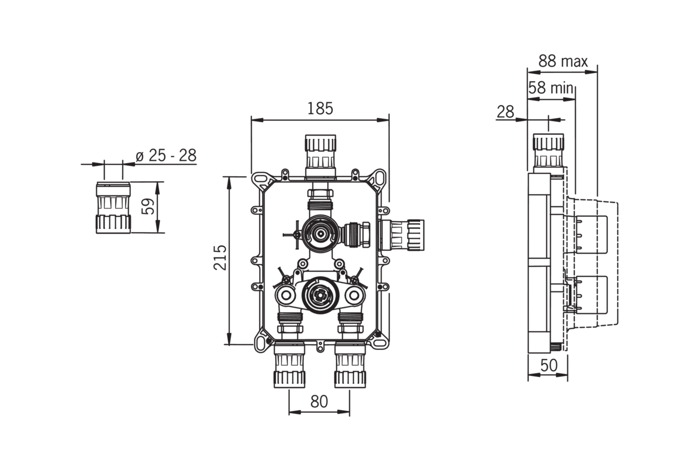 Runko-osa Oras Alessi 7118