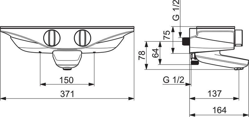 Amme- ja suihkuhana Oras 7540-11 Esteta
