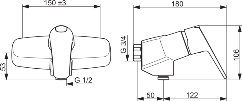 Suihkuhana Oras 1875G Vega G1/2