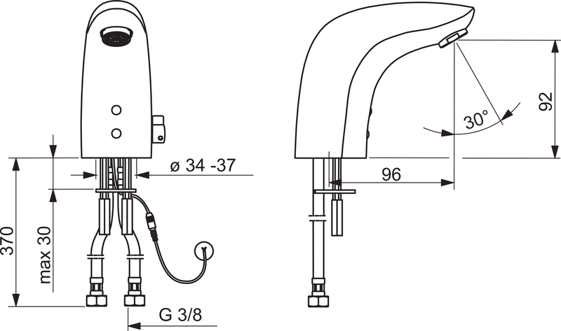 Pesuallashana Oras 6120FZ-080 Electra 9/12V